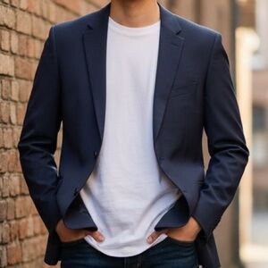 Boss Charcoal Gray Suit Jacket